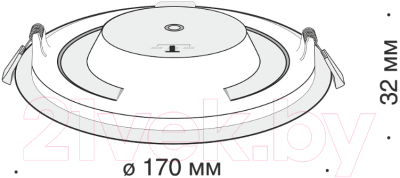 Точечный светильник Maytoni Stockton DL016-6-L12W