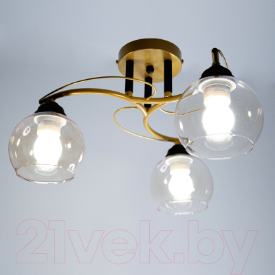 Люстра Элетех Лия/3 НПБ 01-3x60-187 / 1005404364 (золото)