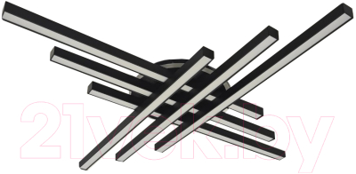 Потолочный светильник Mirastyle XL-60034/6+1 BK - фото