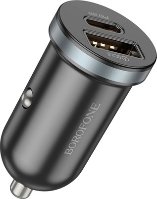 Адаптер питания автомобильный Borofone BZ22 - фото