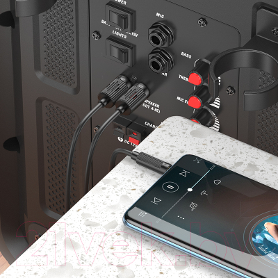 Кабель Hoco UPA28 Jack 3.5mm - 2 RCA