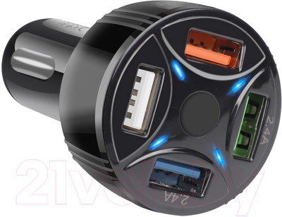 Адаптер питания автомобильный Borofone BZ04