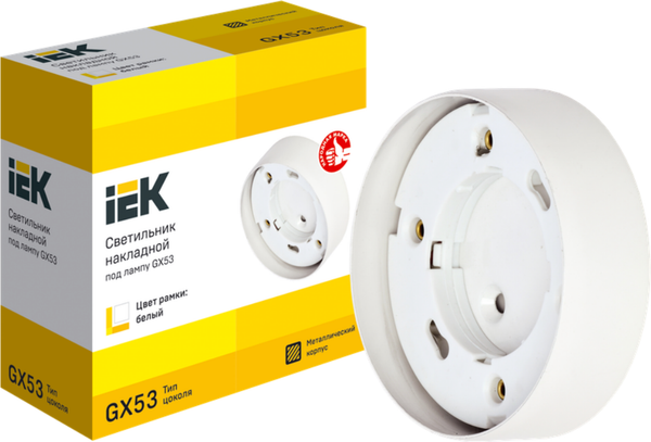 Точечный светильник IEK LUPB0-GX53-1-K01