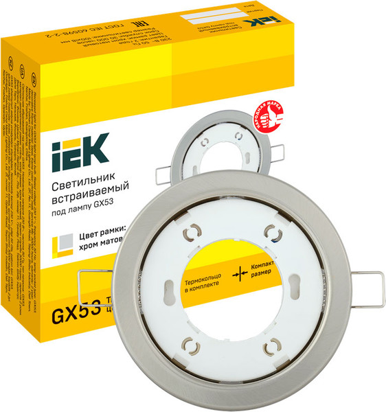 Точечный светильник IEK LUVB0-GX53-1-K27