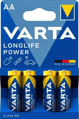 Комплект батареек Varta Longlife Power LR6 - фото