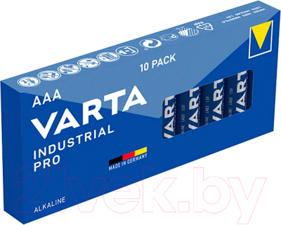 Комплект батареек Varta Industrial PRO LR03 - фото