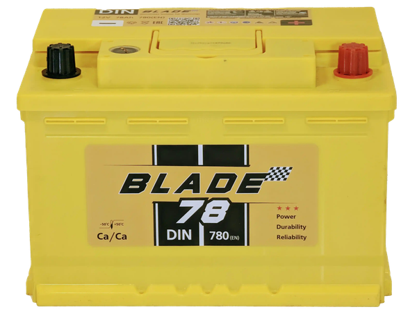 Автомобильный аккумулятор BLADE R 780A DIN78MF