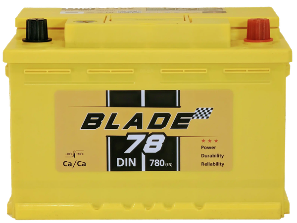 Автомобильный аккумулятор BLADE R 780A DIN78MF
