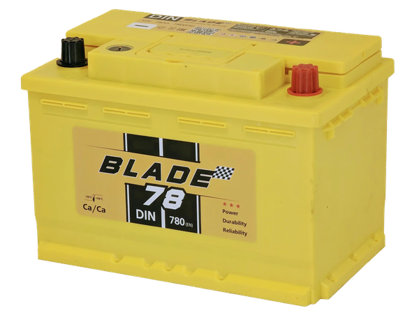 Автомобильный аккумулятор BLADE R 780A DIN78MF