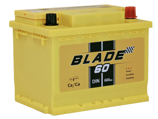 Автомобильный аккумулятор BLADE R 600A DIN60MF - фото