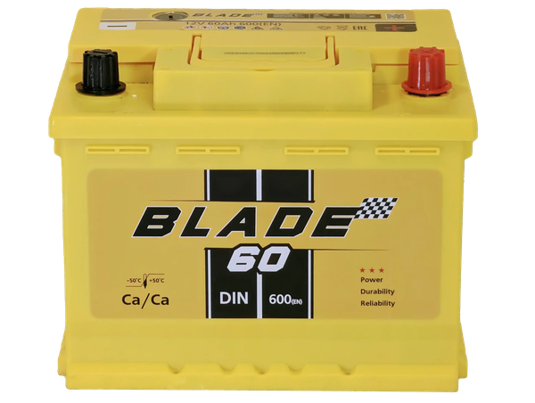 Автомобильный аккумулятор BLADE R 600A DIN60MF