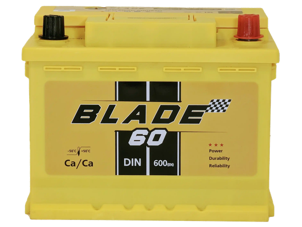 Автомобильный аккумулятор BLADE R 600A DIN60MF