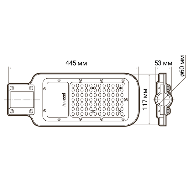 Светильник уличный JAZZway PSL 07 / 5041073