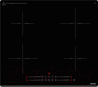 Индукционная варочная панель ZORG INO61 BL - фото