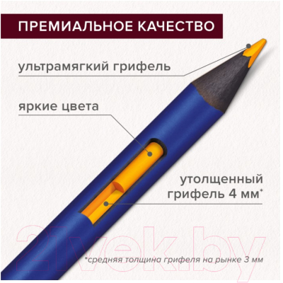 Набор цветных карандашей Brauberg Art Premiere / 181926