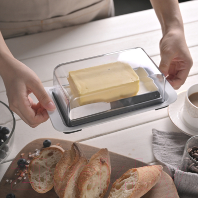 Масленка Makkua MK005 (с ножом)