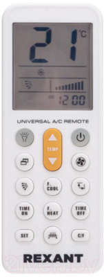 Пульт ДУ для климатической техники Rexant RX-102AII / 38-0105 - фото