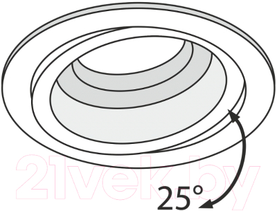 Точечный светильник Maytoni Akron DL025-2-01W