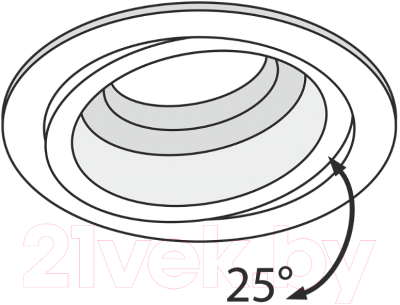 Точечный светильник Maytoni Akron DL025-2-01B