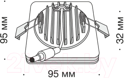 Точечный светильник Maytoni Phanton DL303-L12W