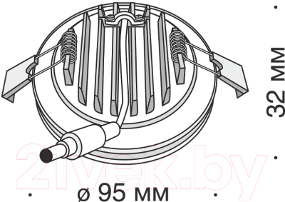 Точечный светильник Maytoni Phanton DL2001-L12W