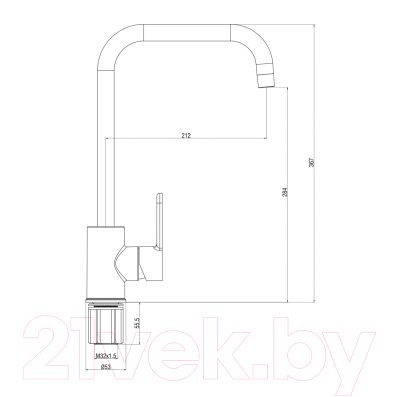 Смеситель Gross Aqua Ecochrome 3208298C