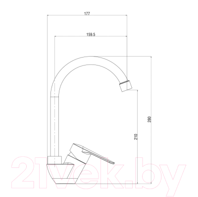 Смеситель Gross Aqua Ecochrome 3207301С