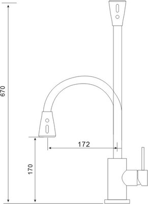 Смеситель Gross Aqua Neosteel 3241609SSB