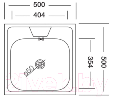 Мойка кухонная КромРус EC-207M RUS