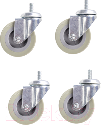 Колеса для уборочной тележки Brabix 99мм / 605380