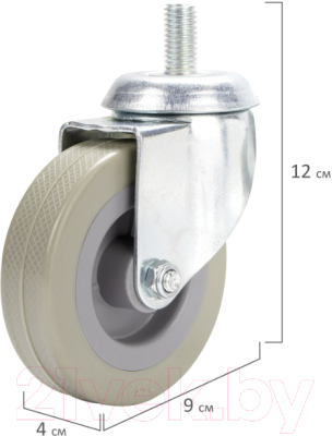 Колеса для уборочной тележки Brabix 99мм / 605380