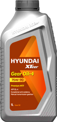 Трансмиссионное масло Hyundai XTeer Gear Oil-4 75W90 / 1011435 - фото