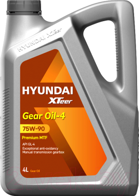 Трансмиссионное масло Hyundai XTeer Gear Oil-4 75W90 / 1041435 - фото