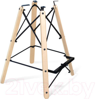 Стул барный Sheffilton SHT-ST37/S80-1 полубарный (ночное затмение/прозрачный лак/черный)