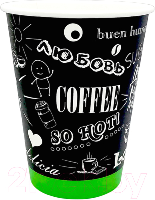 Набор бумажных стаканов Raivbel БС-250 Евро Sweet - фото