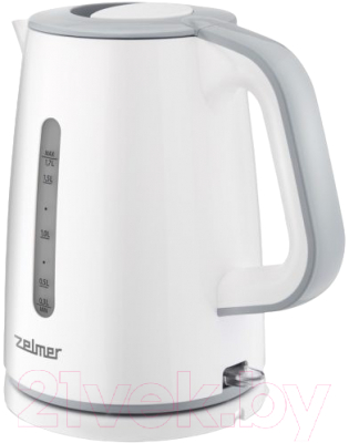 Электрочайник Zelmer ZCK7620S (белый/серый) - фото