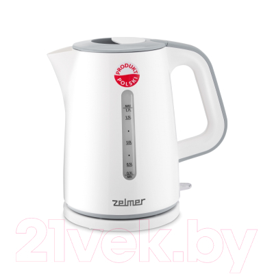 Электрочайник Zelmer ZCK7620S (белый/серый)