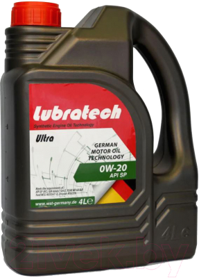 Моторное масло Lubratech Ultra 0W20