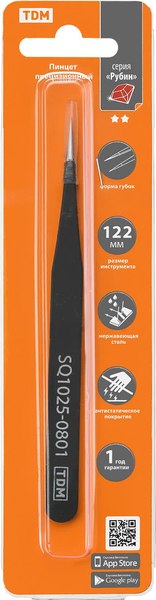 Пинцет монтажный TDM SQ1025-0801