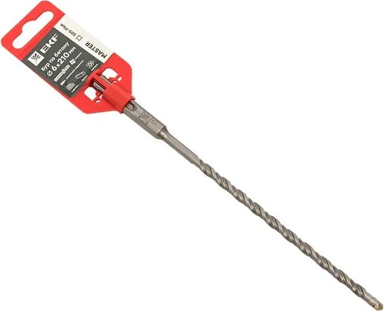 Бур EKF Expert SDS-plus бетон 6x210мм / db-6-210-4x4 - фото