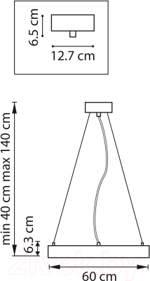Потолочный светильник Lightstar Saturno 748023