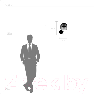 Бра Lightstar Cupola 804618