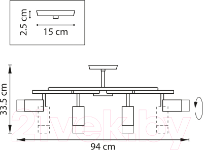 Люстра Lightstar Rullo LR7183081