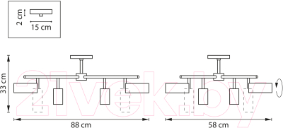 Люстра Lightstar Rullo LR728364874