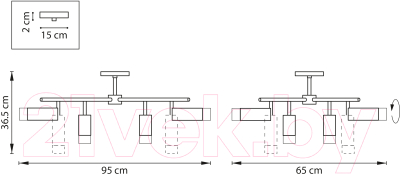 Люстра Lightstar Rullo LR7283748641