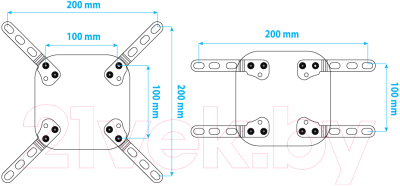 Адаптер для кронштейна Kromax Adapter-200