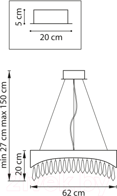 Люстра Lightstar Helio 703163