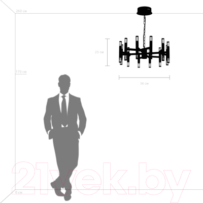 Люстра Lightstar Iris 734247