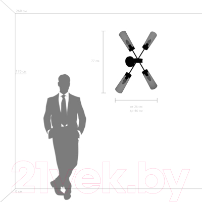 Светильник Lightstar Crotone 690643