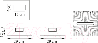Потолочный светильник Lightstar Acrile 738043